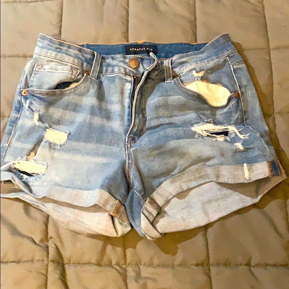 ripped shorts